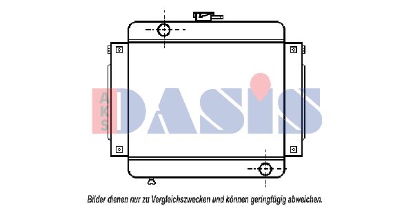 AKS DASIS Radiators, Motora dzesēšanas sistēma 120030N